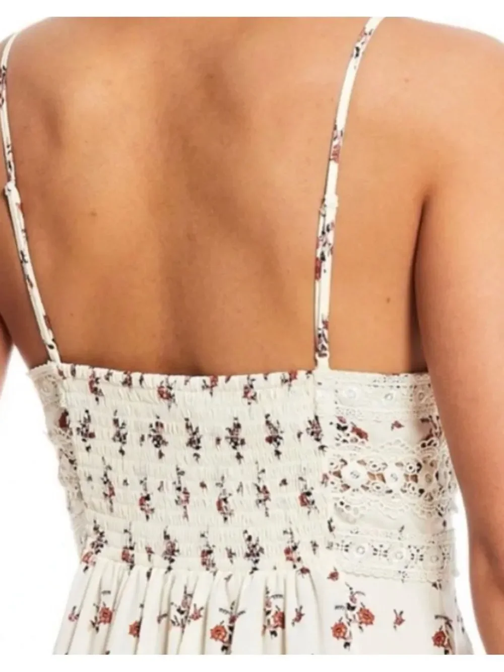 FREE PEOPLE Out and About Floral Maxi Slip Dress Size S ~ NWOT